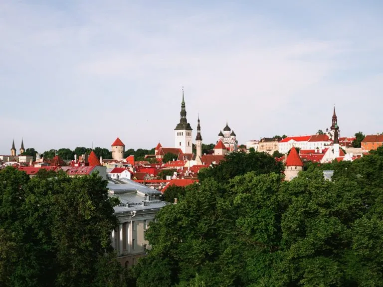 A view of Tallinn's Old Town from the Metropol Spa Hotel